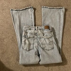 American Eagle Super High Rise Flare Size 8